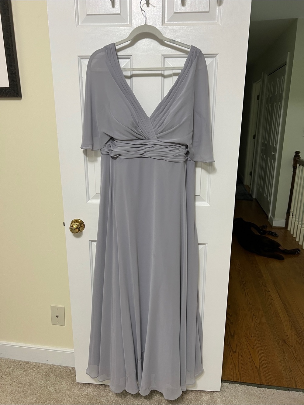 Azazie bridesmaid dress in frost